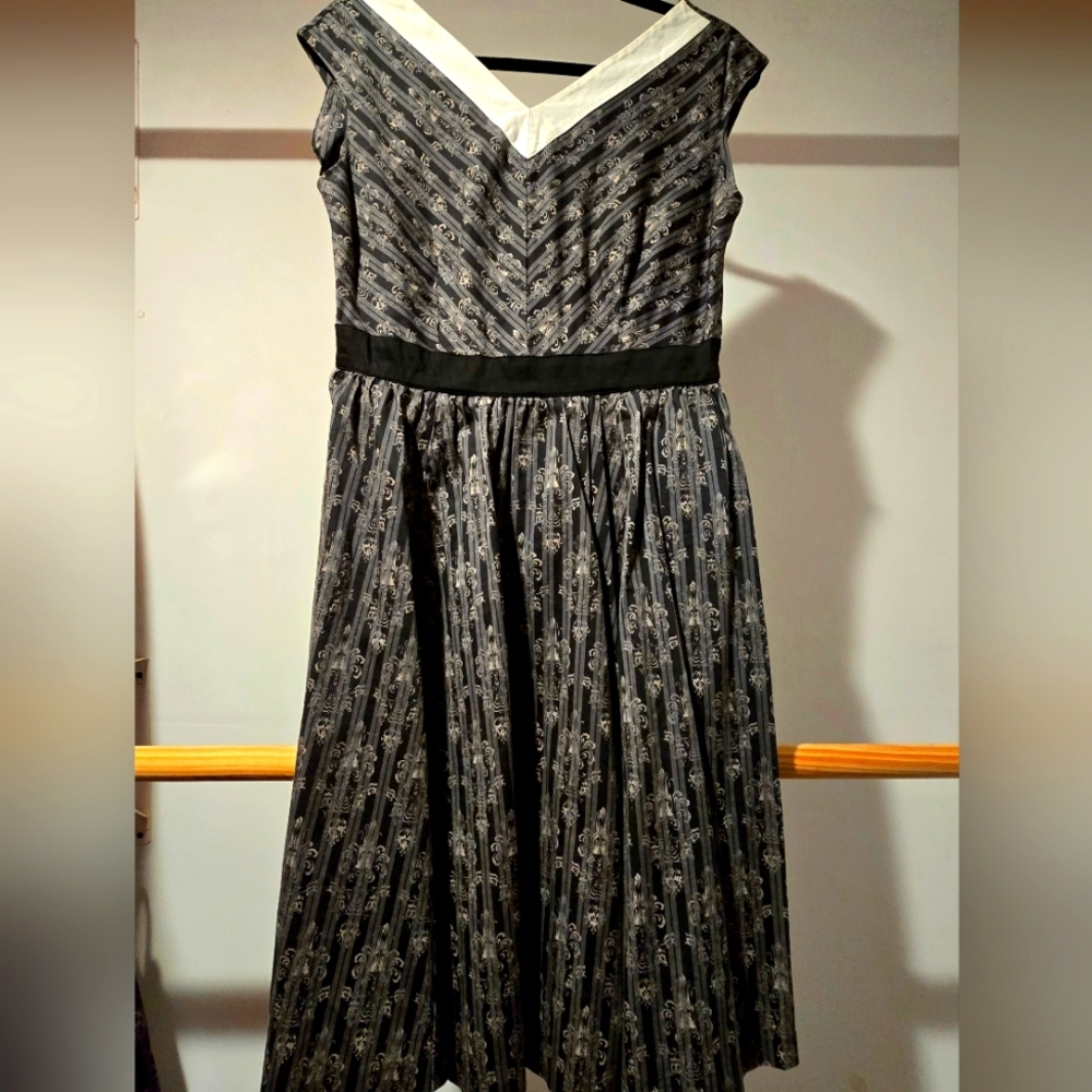 Haunted Mansion Disney Parks Dress Shop Fit & Flare Dress (RARE)